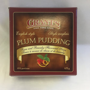 Plum Pudding with sauce, in a box (Grant’s), 675g