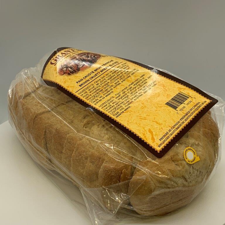 Crusty Bread, brown, sliced, 550 g