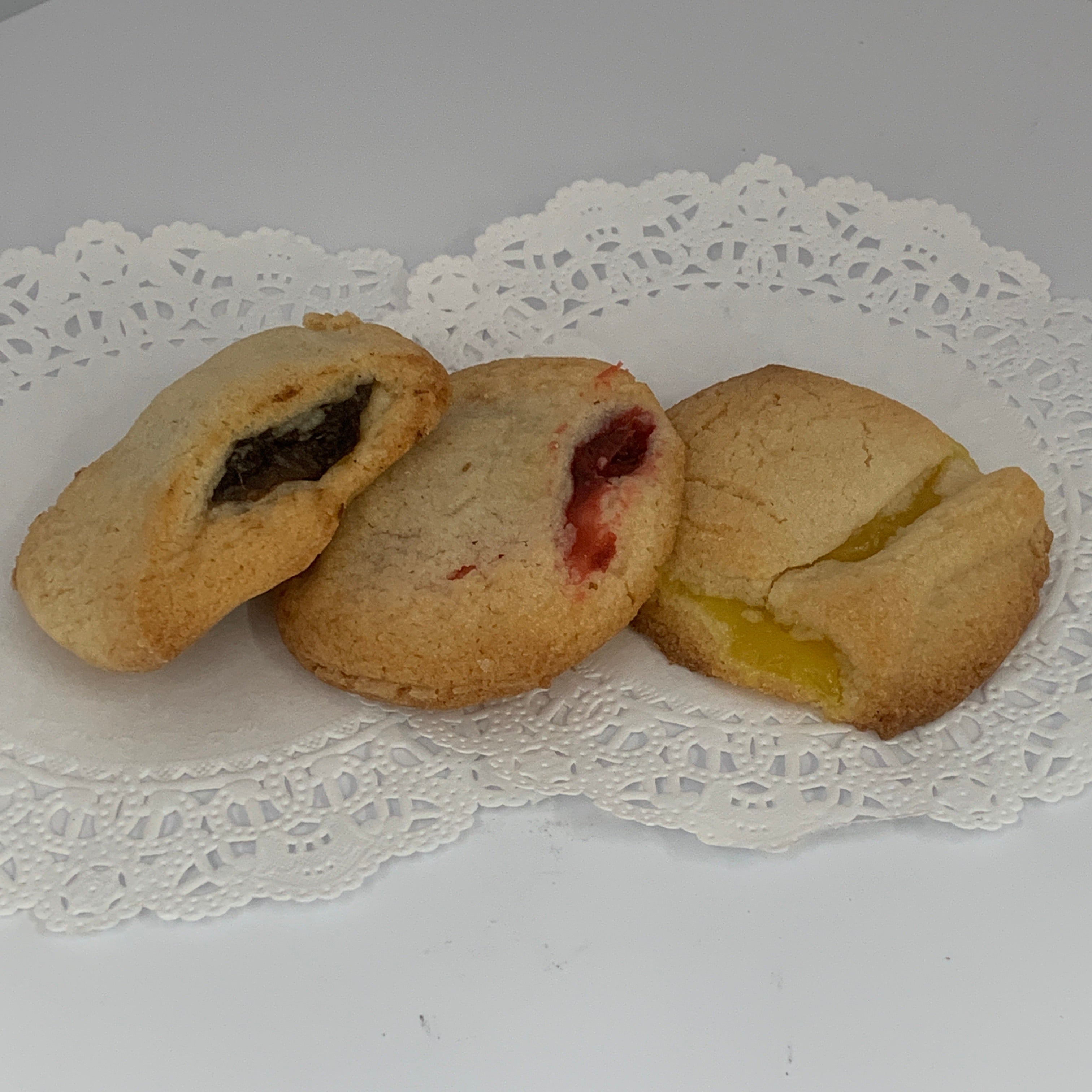 Cookies: Turnovers (date, cherry, or lemon)