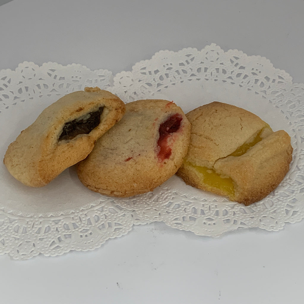 Cookies: Turnovers (date, cherry, or lemon)