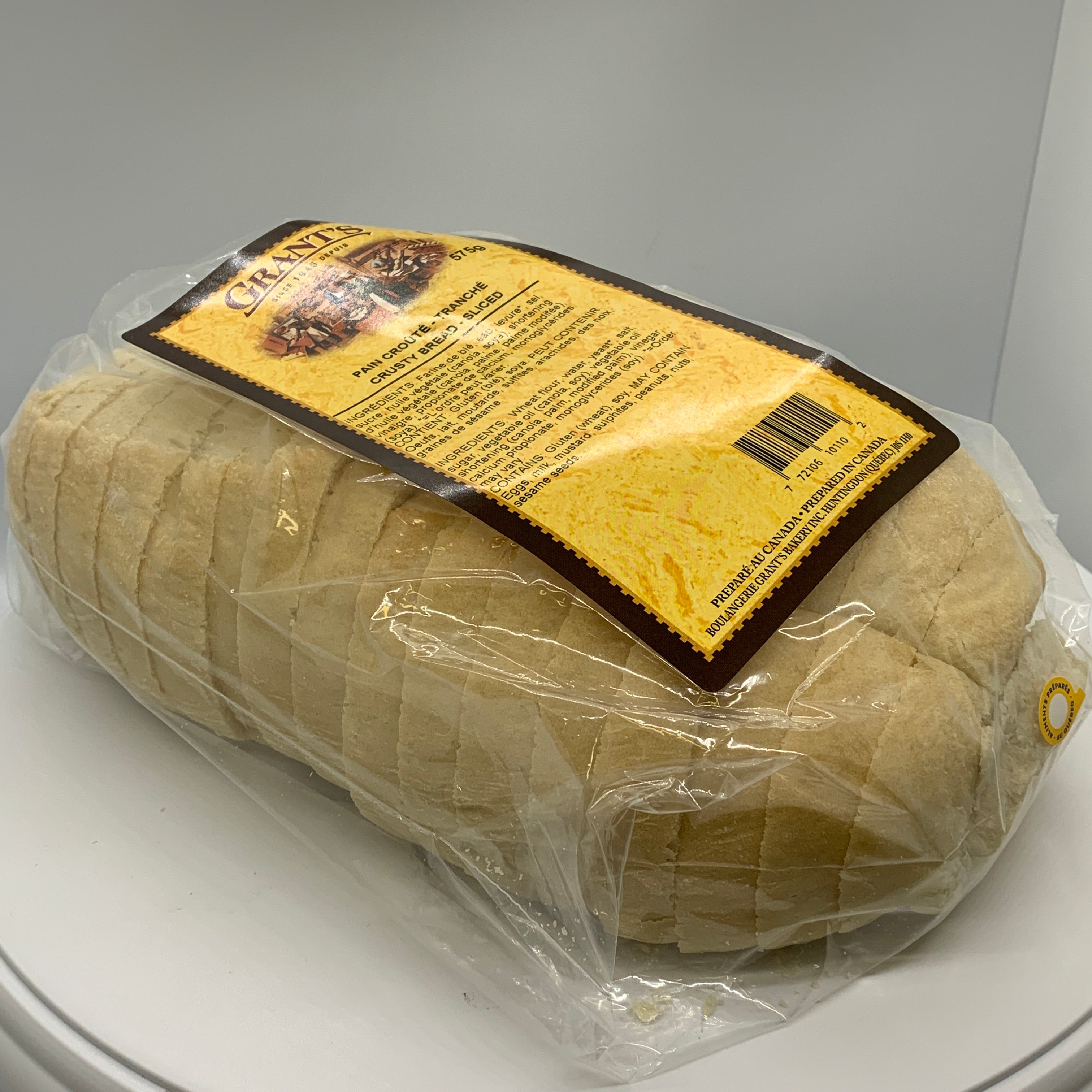 Crusty Bread, white, sliced, 550 g