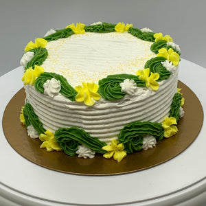 Decorated Cake - Personalized, Round (Vanilla cake)